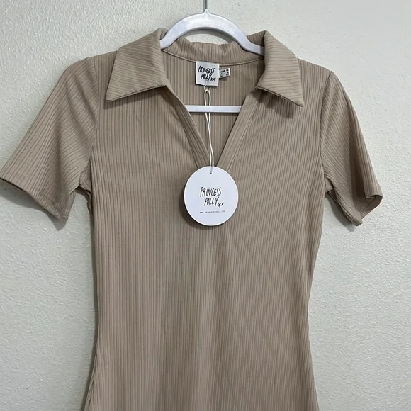 NWOT Princess Polly Cream Mini Dress - Picture 7 of 13